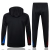 Sudadera De Entrenamiento Barcelona Hoodie Cremallera De Cuarto 2024-25 Negra - Hombre